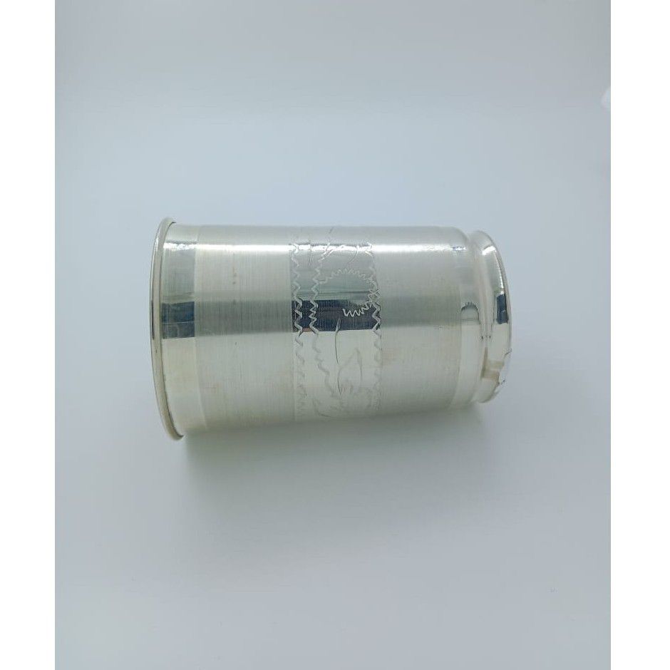Silver pooja item glass Flet Design