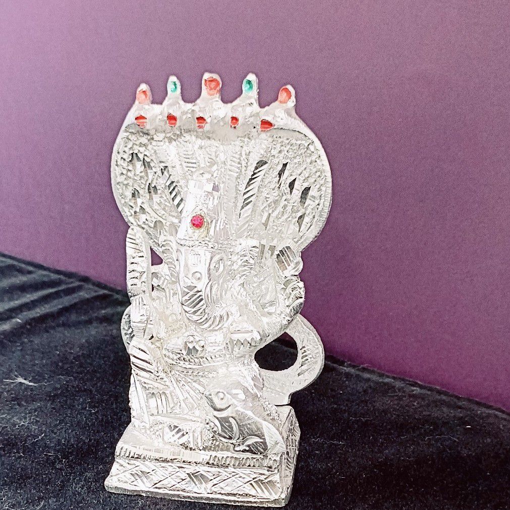 Silver Plated Ganeshji Design