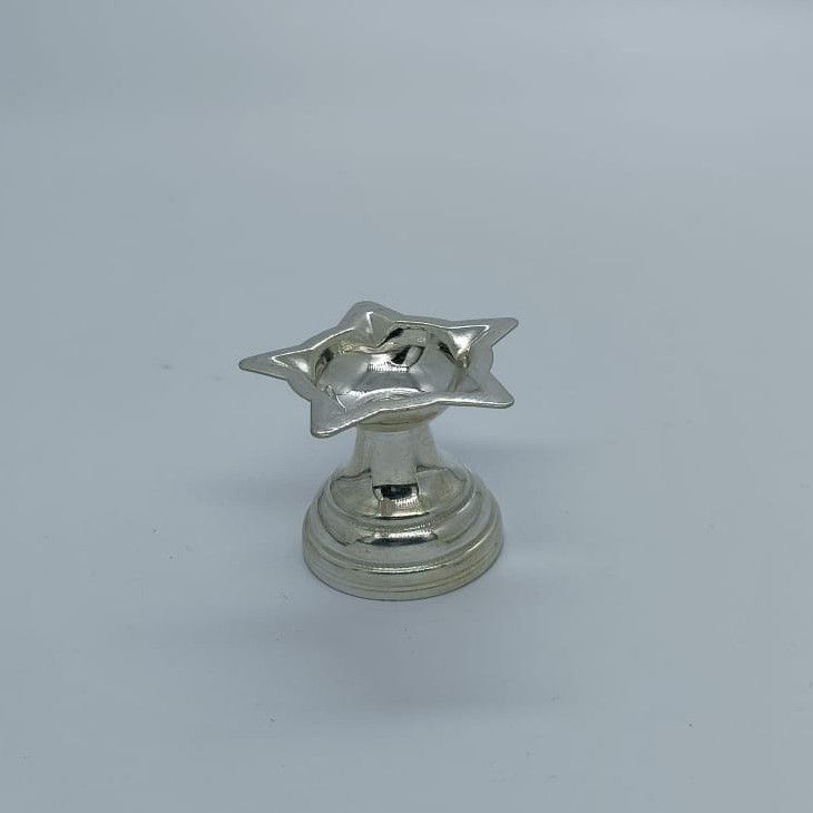 Silver Pooja Item Star Design Diva