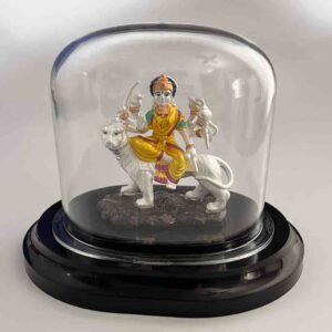 999 silver ambaji emerald idol