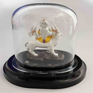 999 silver ambaji emerald idol