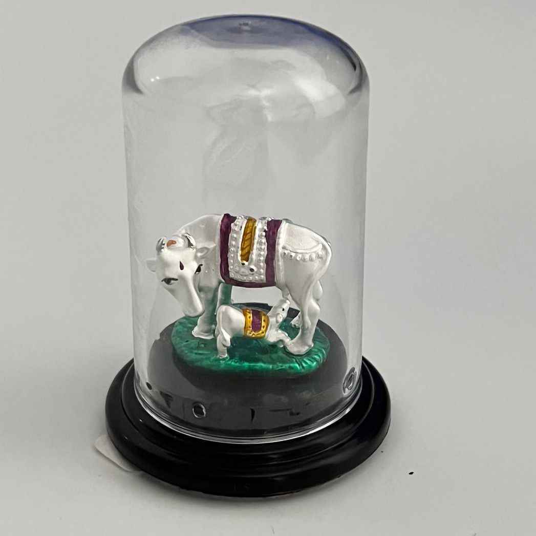 999 Emrald Cow And Calf Idol