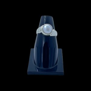 Silver Chandra Stone Ring