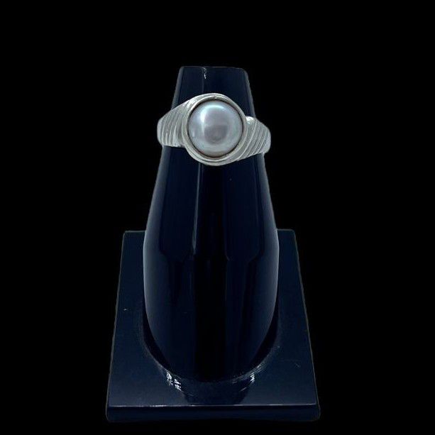 ???=???? (Pearl)In Silver Ring