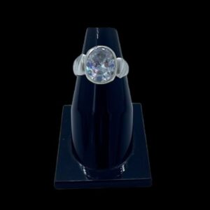 Silver Ring In One Daimond (????)