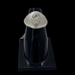 Silver Ring In Om Design