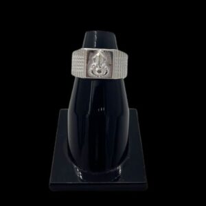 Silver Ring In Ganesh Ji Design