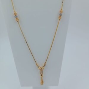 916 Gold Vartical New Dizan Necklace