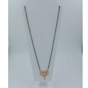916 gold diamond mangalsutra