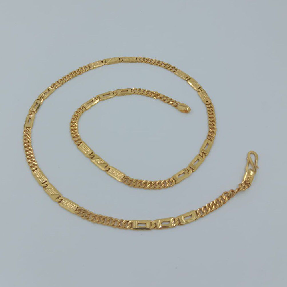 916 Gold Hollow Sachin And Navabi Chain