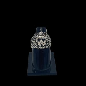 925 Sterling Silver Oxidise Shih Design Gents Ring