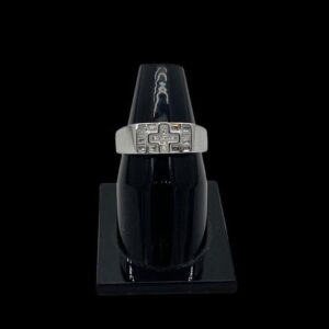 925 Sterling Diamond Gents Ring