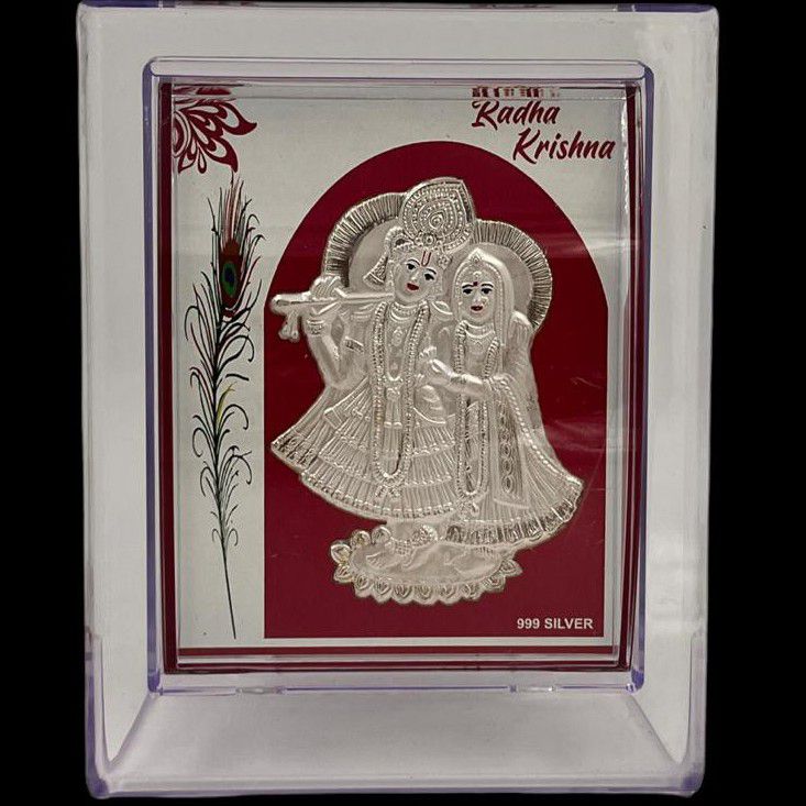 999 Silver Radhe Krishna Idols