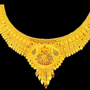 1 Gram Short Necklace With Earrings