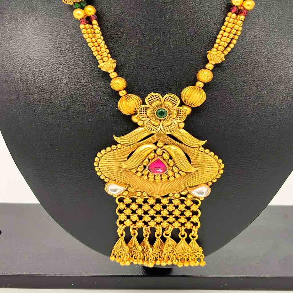 1 Gram Gold Plated Long Necklace