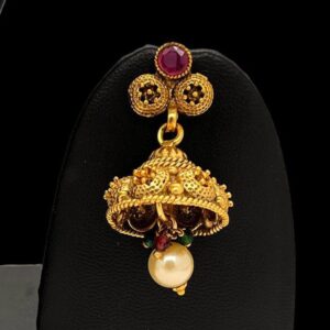 999 Gold Plated In Big Fancy Necklace