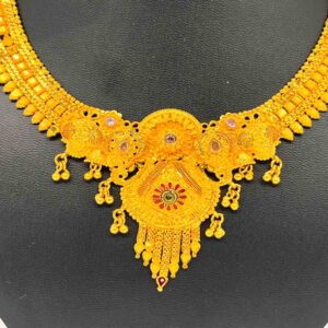 999 Gold Plated In Kalkati Short Necklace