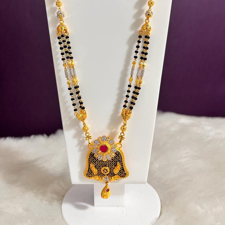 1 Gram Gold Plated In Mangalsutra