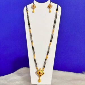 999 Gold Plated In New Design Mangalsutra