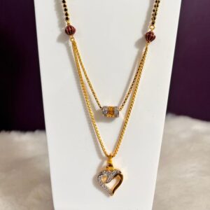 999 gold plated Heart fancy dokiyo