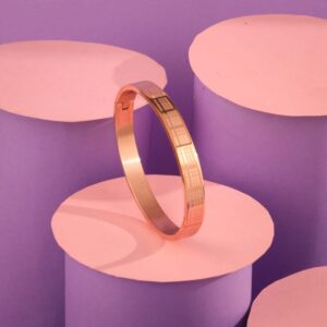 999 Gold Plated Fancy Gents Kada