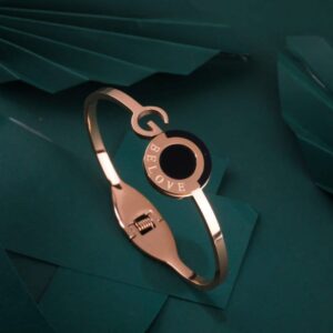 999 rose gold g letter fancy ladies