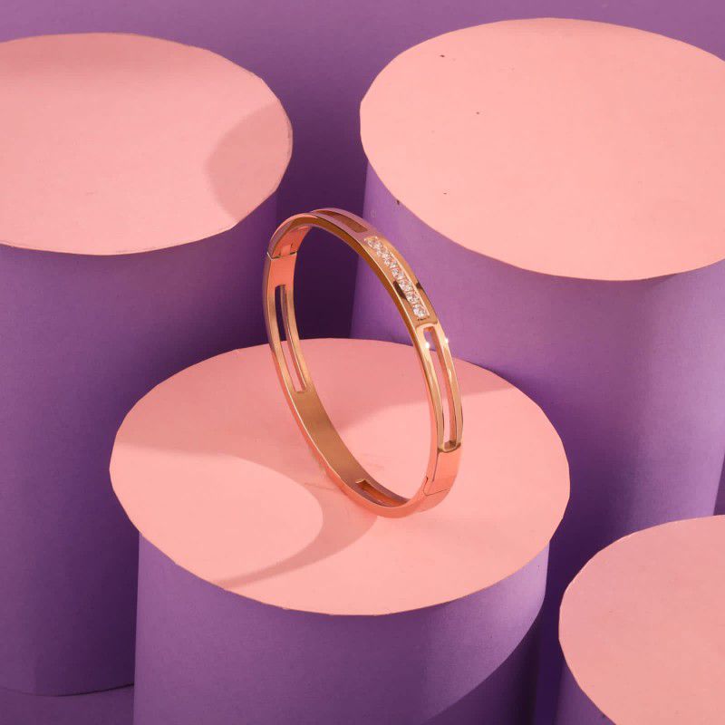 999 gold plated fancy kada
