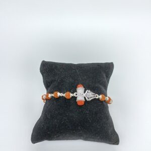 Trishul Design In Silver Rakhdi 800