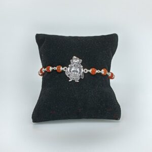 Ganesh Ji Design In Silver Rakhdi 800