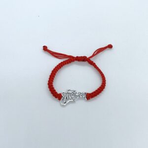 Shree Krishna design in silver rakhi 800