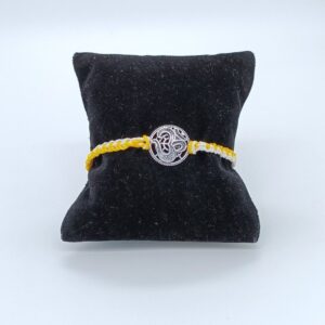 Om Oxidised Design In Silver 800 Rakhi