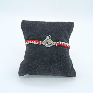 Shree Ram Design In Silver Rakhi 800