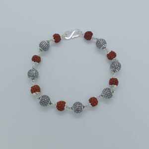 Oxidised Design In Silver 800 Rakhi