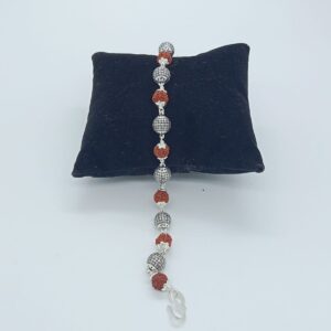 Oxidised Design In Silver 800 Rakhi