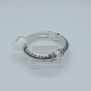 Silver Oxidise Fancy Kada