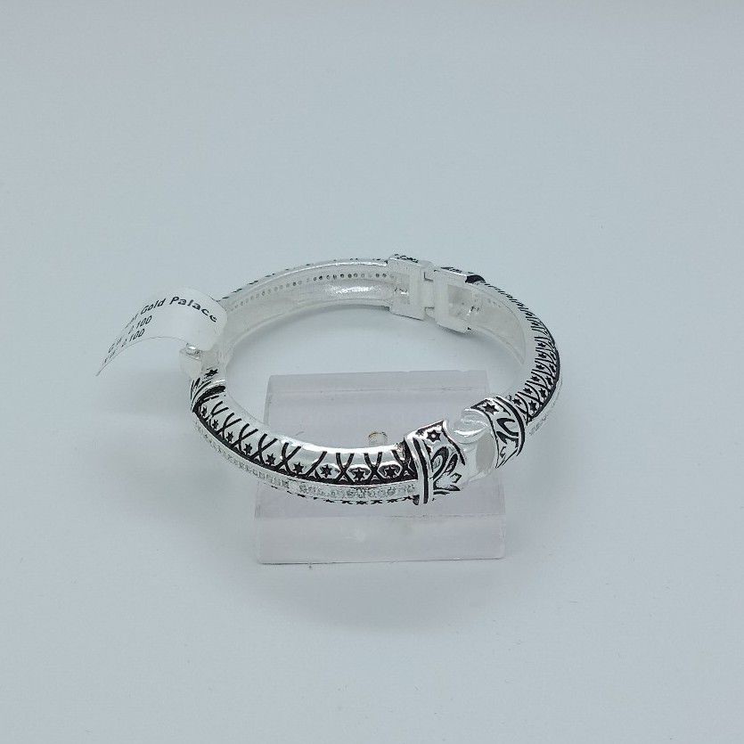 Silver Oxidise Fancy Kada - Image 4