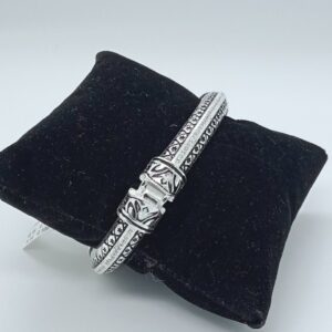 Silver Oxidise Fancy Kada