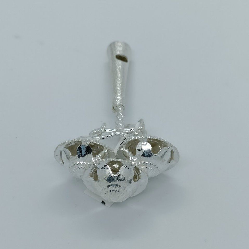 Children Anklets Bells In Silver 800
