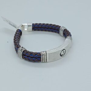 Silver antiques black belt