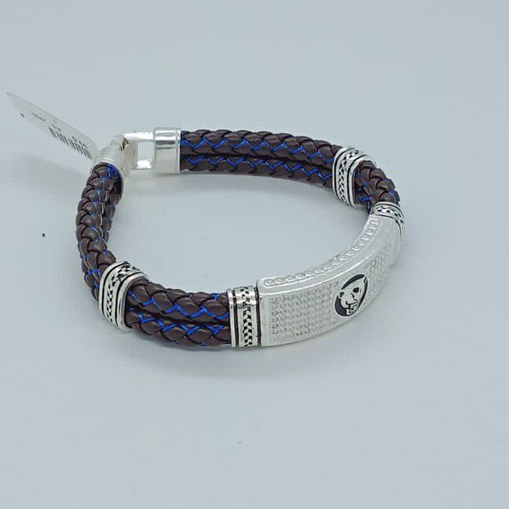 Silver antiques black belt