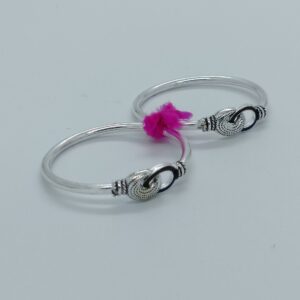 Joint Design In Silver Kada