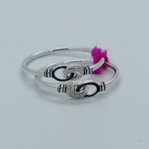 Joint Design In Silver Kada