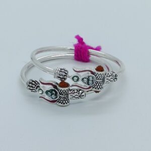 Silver Kada In New Trishul Design
