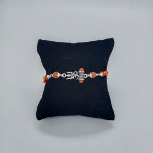 Silver Mahakal Om fency Rakhi