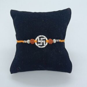 800 silver classy rakhi