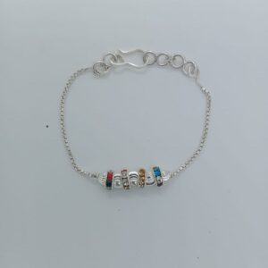 Silver Fancy Rakhi
