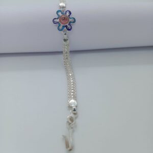 silver fancy rakhi