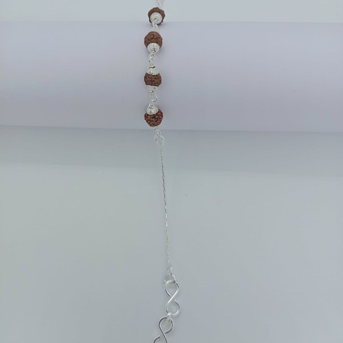 800 Silver  rudrax rakhi