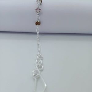 Silver rudrax fancy rakhi