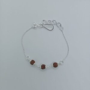 Silver Rudrax Rakhi